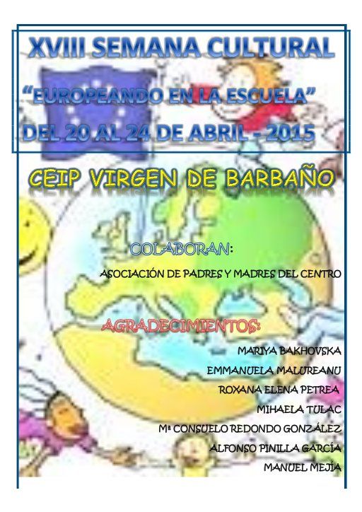 SEMANA CULTURAL 2015