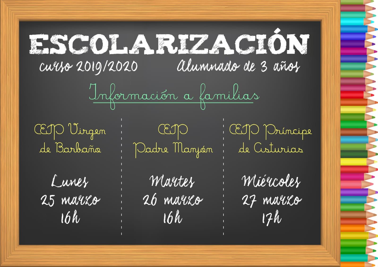 Escolarizacion 2019 20
